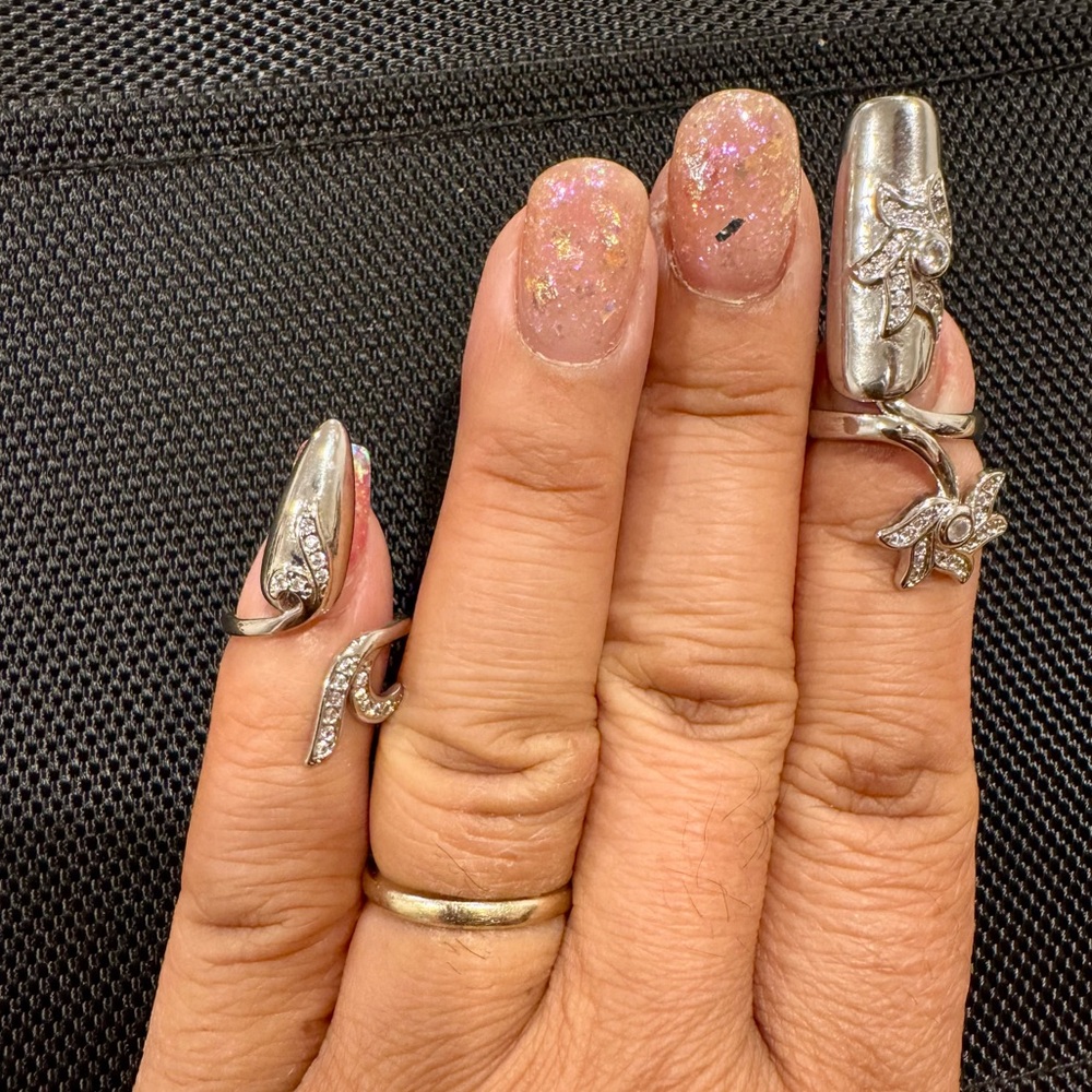 Silver Ring Guard Set